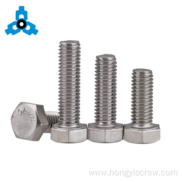 Hexagonal Head Set Screw Din 933 Stainless Steel